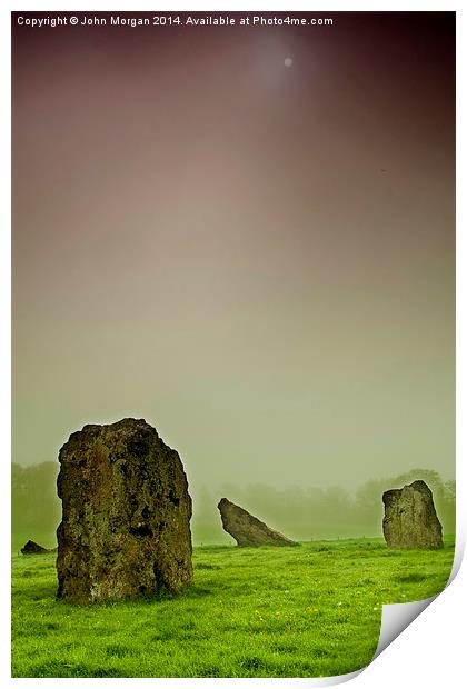 Stones. Print by John Morgan