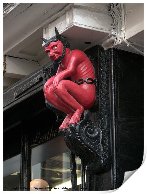 Devil in Stonegate Print by Robert Gipson