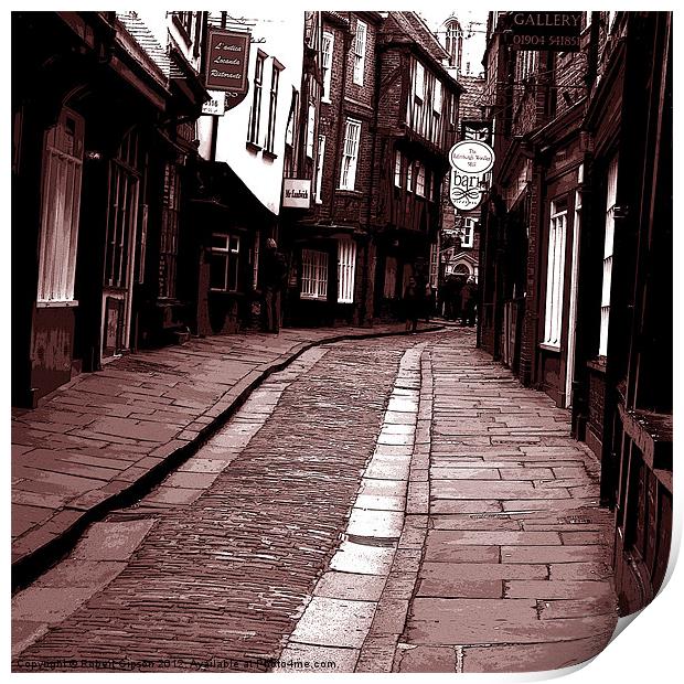 Shambles of York Print by Robert Gipson