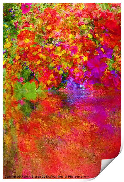 Potpourri in reflection Print by Robert Gipson
