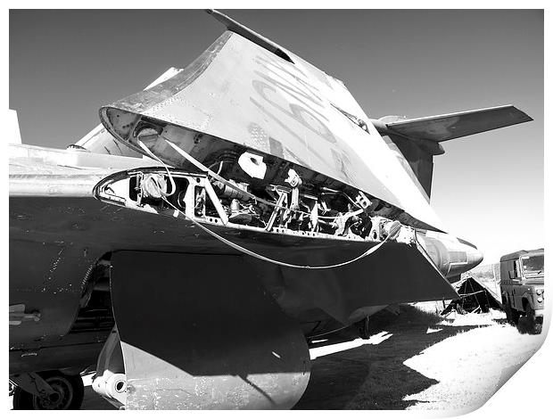 Buccaneer S2 aircaft Print by Robert Gipson