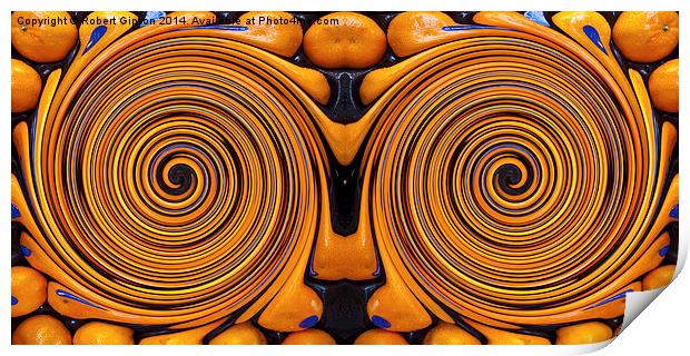  Fruit Swirl Print by Robert Gipson