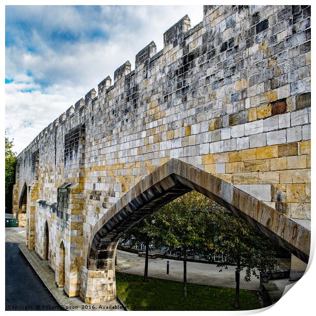 York City Roman Walls Print by Robert Gipson