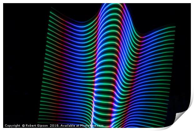 Wave of light Print by Robert Gipson
