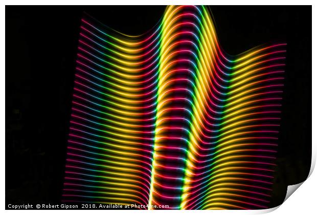 Wave of light two Print by Robert Gipson