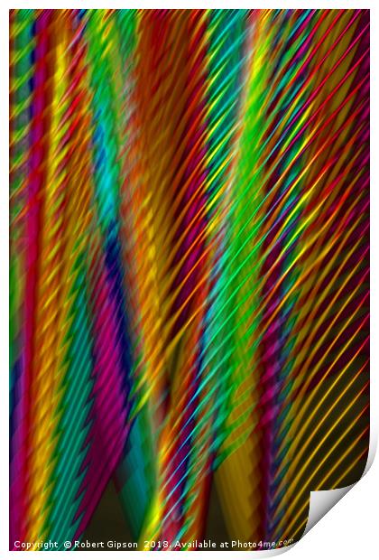 Feathers in Abstract Print by Robert Gipson