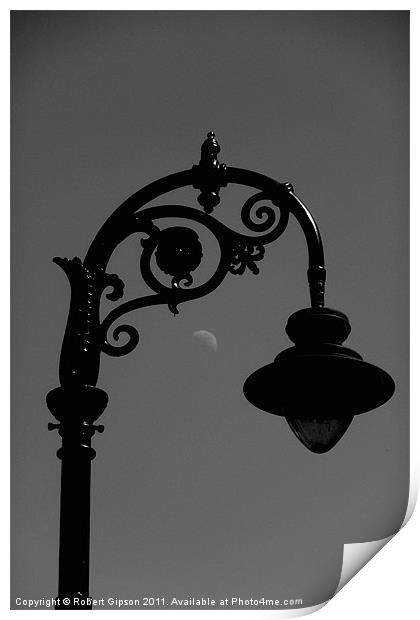 Lamp post Print by Robert Gipson