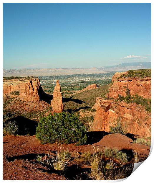 Colorado National Monument Print by Diane Hovey