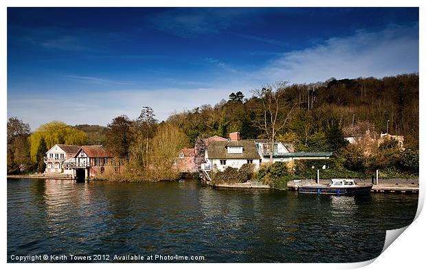 Henley-on-Thames Canvas Prints Print by Keith Towers Canvases & Prints