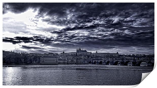 Prague Castle Print by Andy Wager