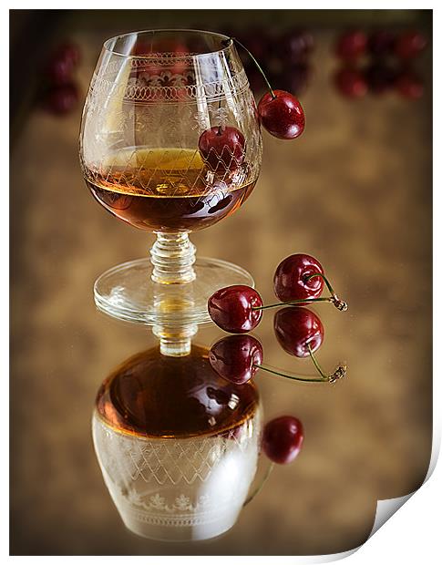 Cherry Brandy Print by Andy Wager