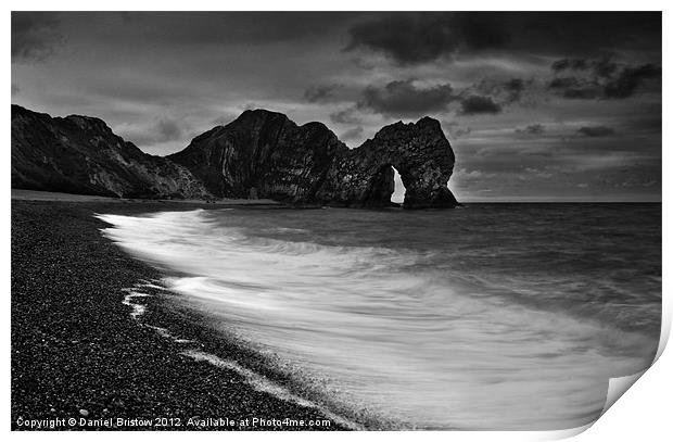 durdle door Print by Daniel Bristow