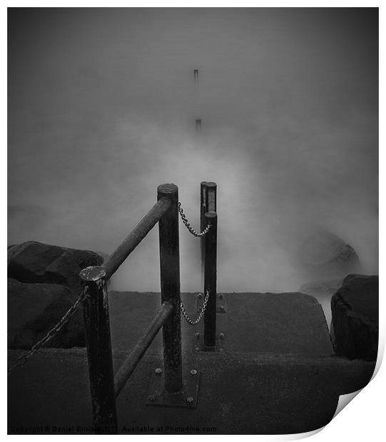 Into the mist Print by Daniel Bristow