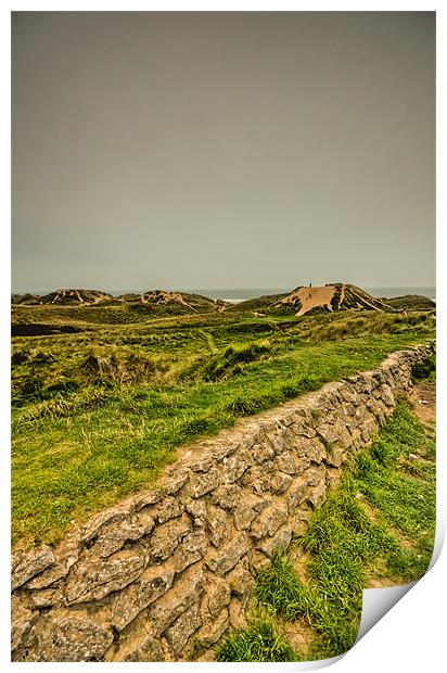 Freshwater West Print by Steve Purnell