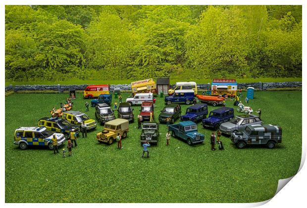 The Land Rover Appreciation Society Print by Steve Purnell