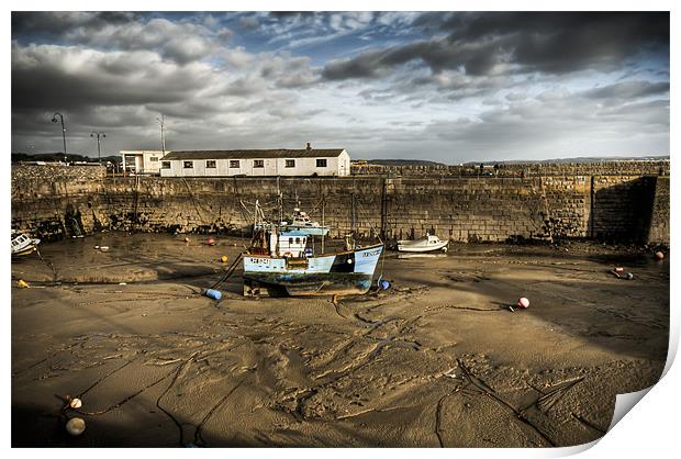Awaiting The Tide Print by Steve Purnell
