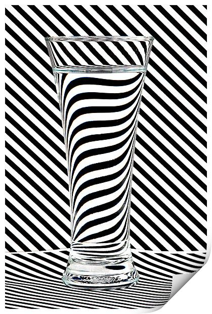 Striped Water Print by Steve Purnell