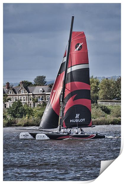 Extreme 40 Team Alinghi Print by Steve Purnell