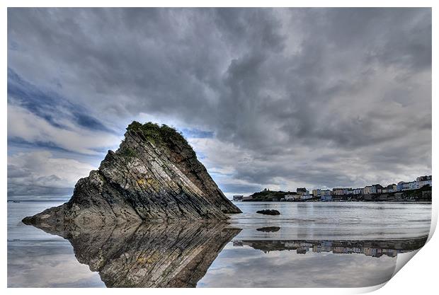 Reflections of Tenby 2 Print by Steve Purnell