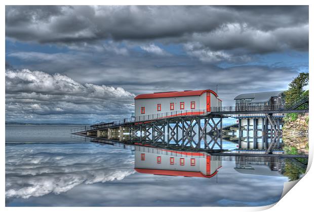 Reflections of Tenby 3 Print by Steve Purnell