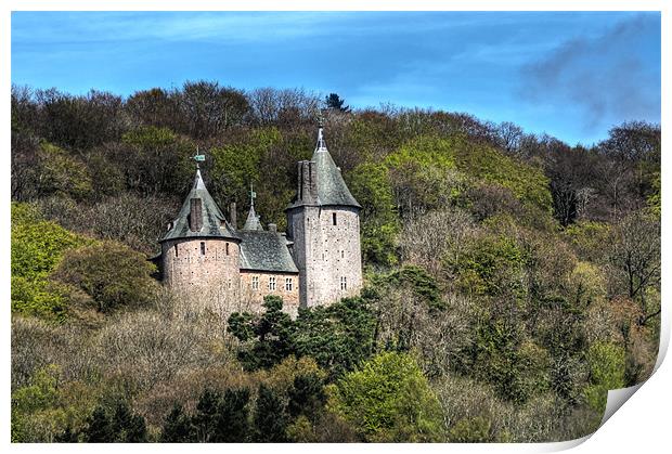 Castell Coch Cardiff Print by Steve Purnell