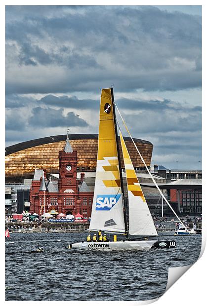 Extreme 40 Team SAP Extreme Sailing Print by Steve Purnell