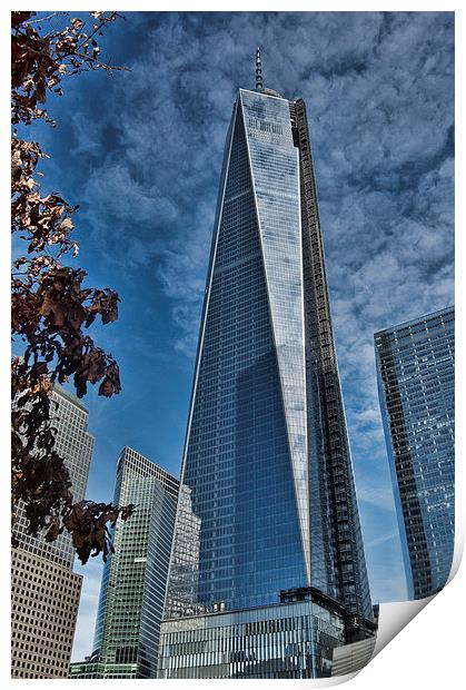 One World Trade Center Print by Steve Purnell