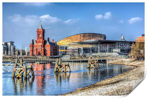 Cardiff Bay Print by Steve Purnell