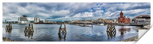  Cardiff Bay Panorama Print by Steve Purnell
