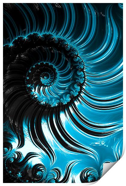 Aqua Print by Steve Purnell