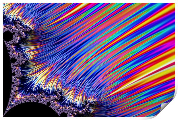 Rainbow Sparkle Print by Steve Purnell