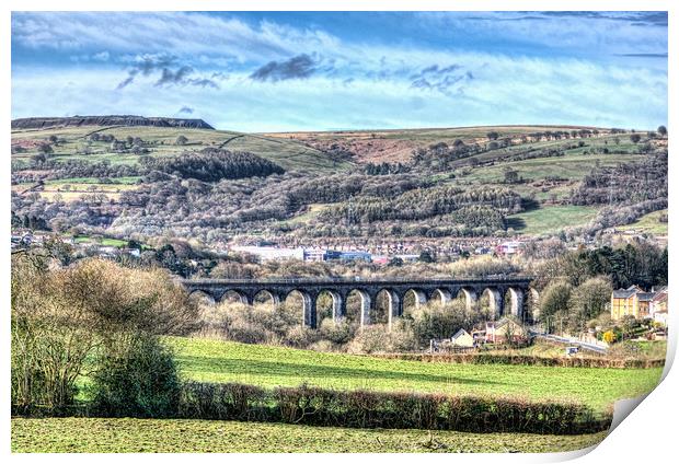 Hengoed Viaduct 2 Print by Steve Purnell