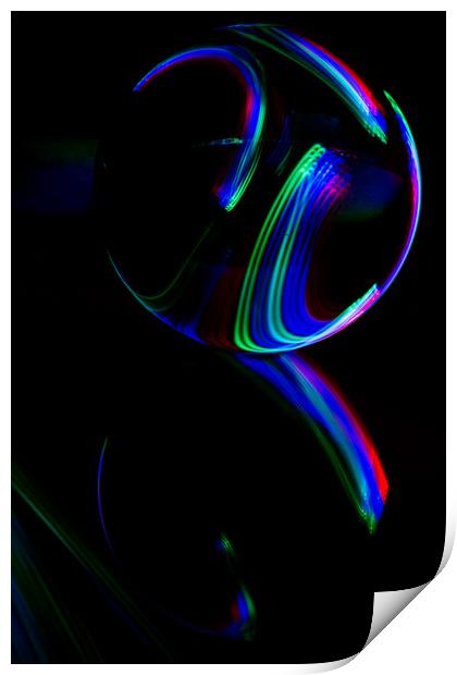 The Light Painter 18 Print by Steve Purnell