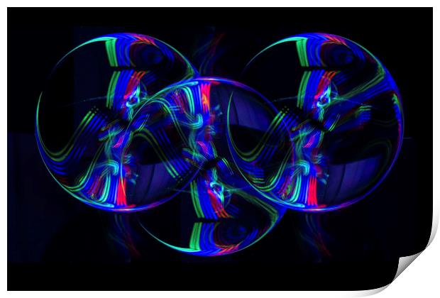 The Light Painter 19 Print by Steve Purnell