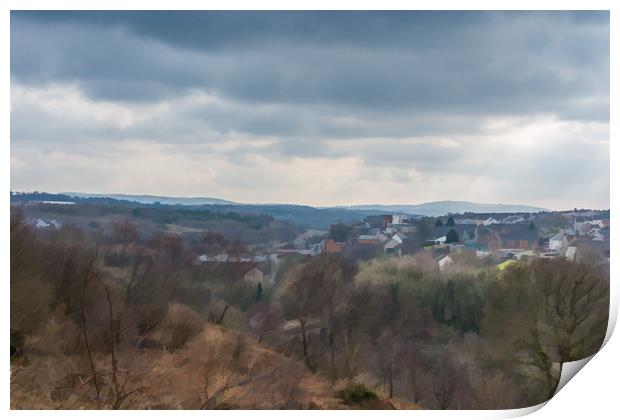 Lowrys Bargoed Revisited Print by Steve Purnell