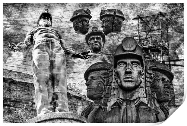 Celebrate The Miners Print by Steve Purnell