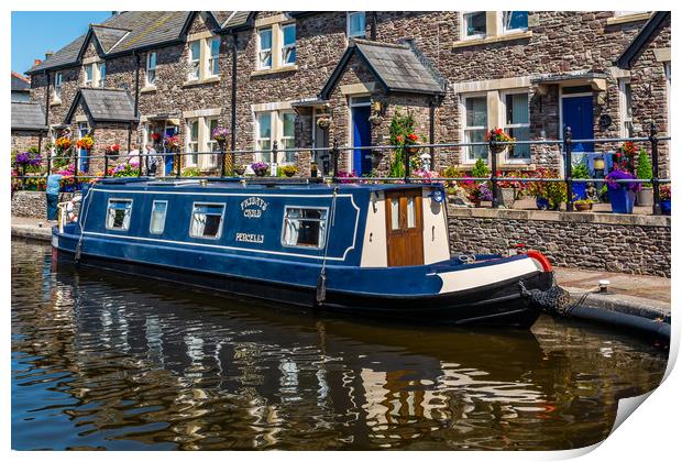 Narrow Boat Fridays Child Print by Steve Purnell