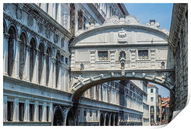 The Bridge Of Sighs Print by Steve Purnell