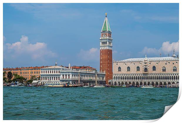 St Marks Campanile Print by Steve Purnell