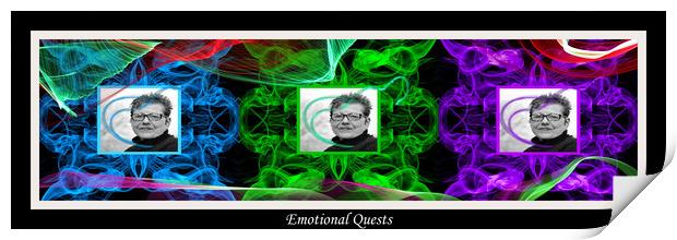 Emotional Quests Print by Steve Purnell