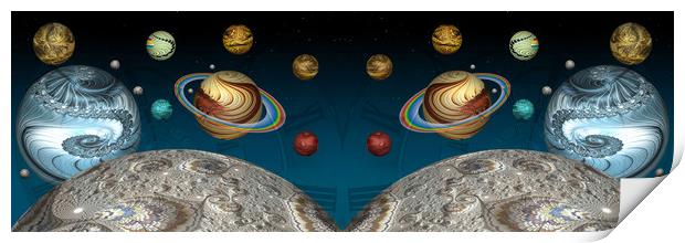Parallel Universe Print by Steve Purnell
