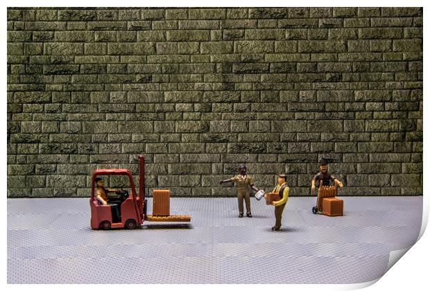 On The Shop Floor Print by Steve Purnell