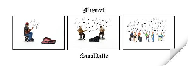 Musical Smallville Print by Steve Purnell