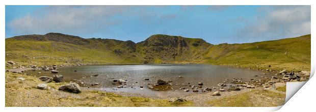 Red Tarn under Helvellyn Print by Roger Green