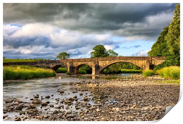 Edisford Bridge Print by Roger Green