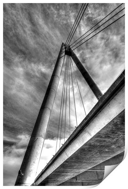 Marine Bridge Print by Roger Green