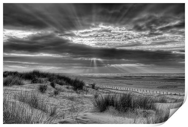 Light Rays Print by Roger Green