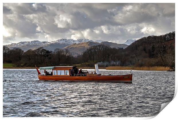 The Steam Boat "Shamrock" Print by Roger Green