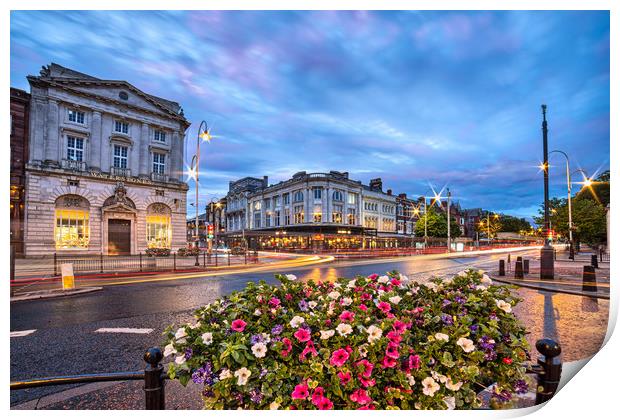 Lord Street in Southport Print by Roger Green