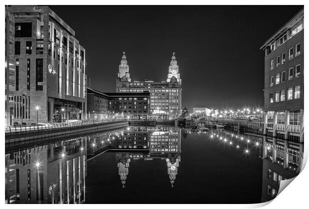 Liverpool Docks Print by Roger Green